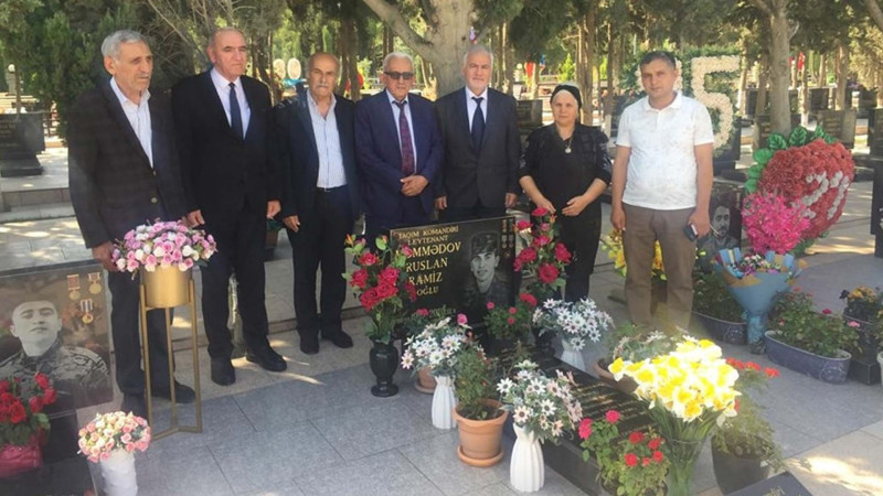 Şəhid Ruslan Məmmədovun xatirəsi yad olunub