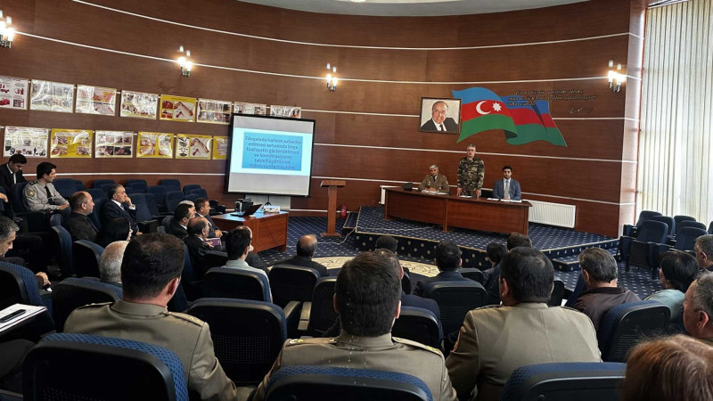 Fövqəladə hallarla bağlı müşavirə təşkil olunub