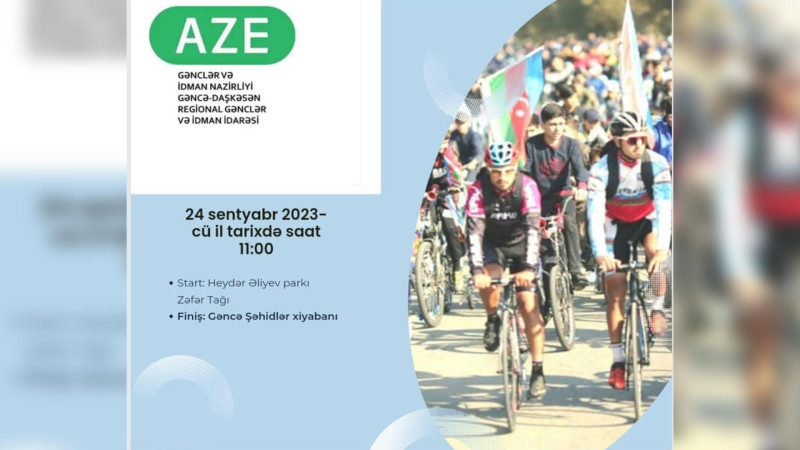 Anım Gününə həsr olunmuş veloyürüş baş tutacaq