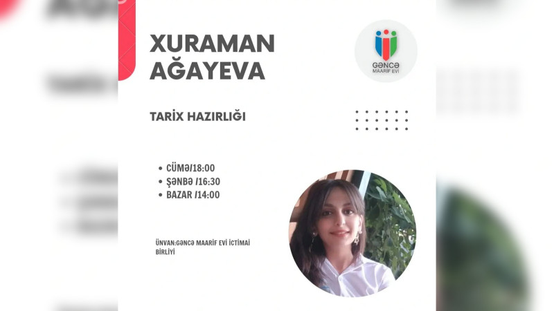 Maarif Evində ödənişsiz tarix dərsləri tədris olunacaq