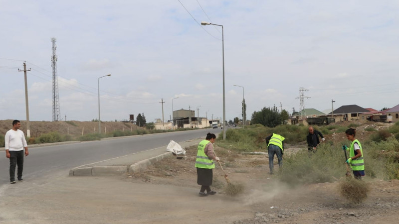 Səbuhi Əliyev küçəsi təmizlənib