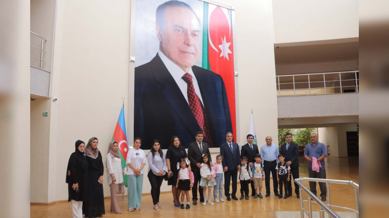 Birinci sinfə hazırlaşan şəhid ovladları ilə görüş keçirilib