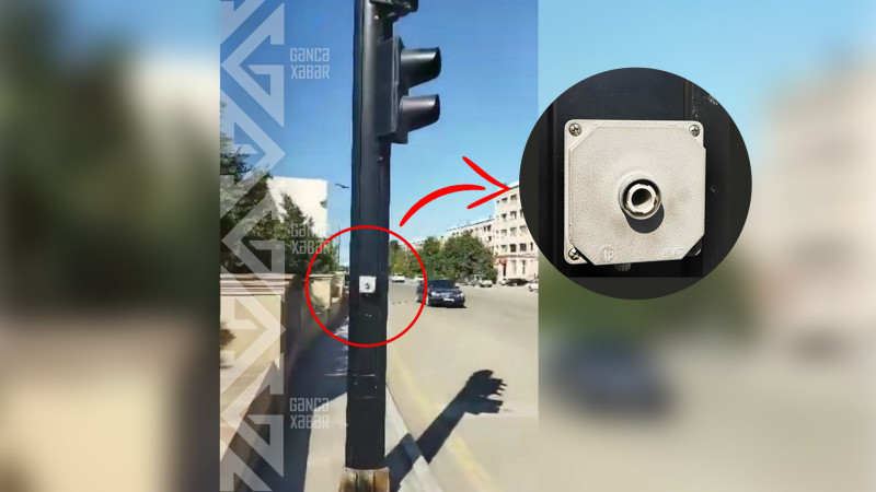 Piyadalar üçün nəzərdə tutulmuş işıqfor yararsız hala salınıb