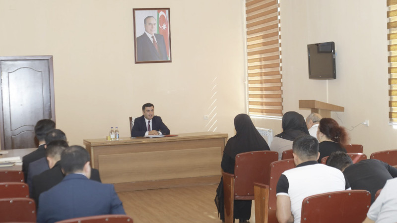 Sakinlərin şikayətləri və təklifləri dinlənilib