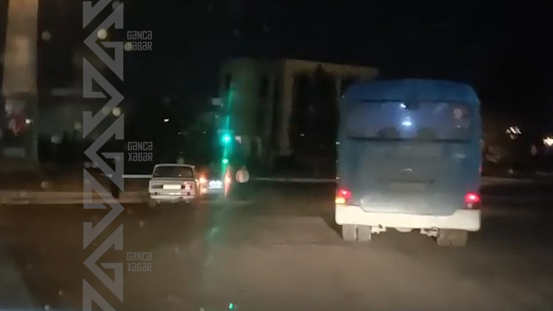 Yağışlı hava qəzaya səbəb olub