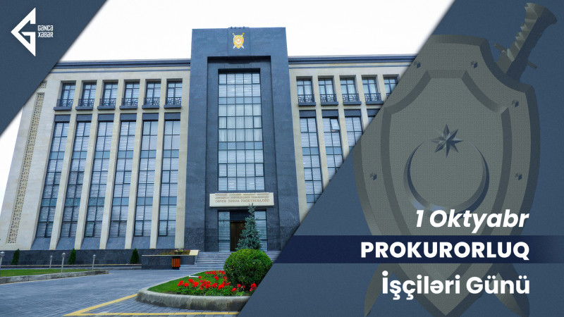 Oktyabrın 1-i prokurorluq işçiləri peşə bayramlarını qeyd edirlər