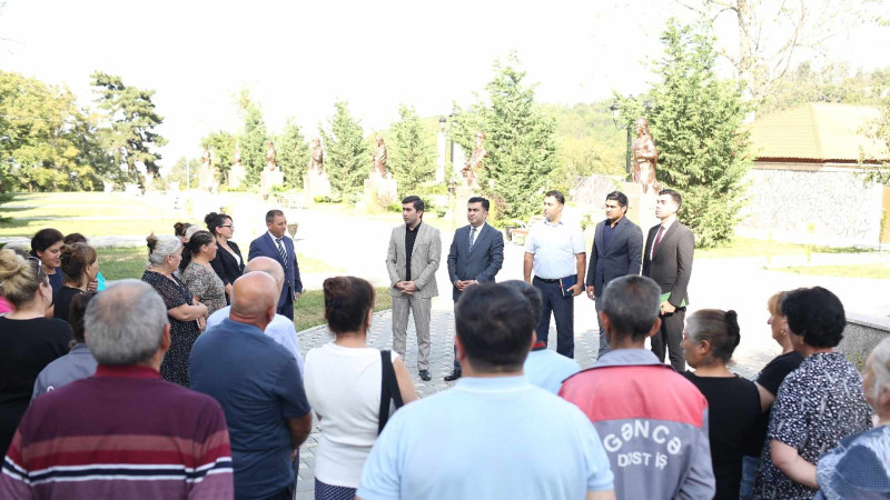 Hacıkənddə partiya fəalları ilə görüş baş tutub