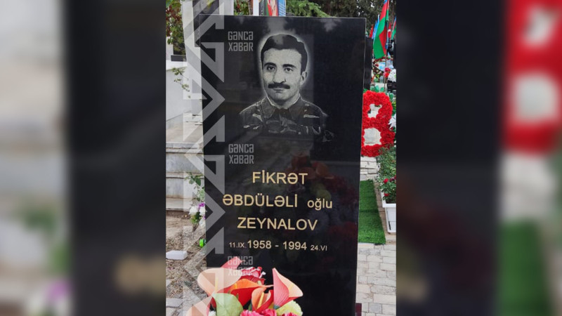 Şəhidimiz Fikrət Zeynalovun mövlududur