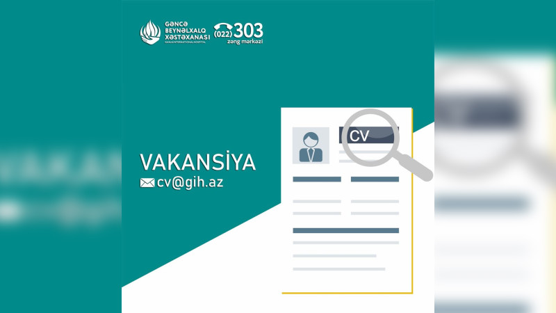 Beynəlxalq Xəstəxanada vəzifələrdən biri boşdur