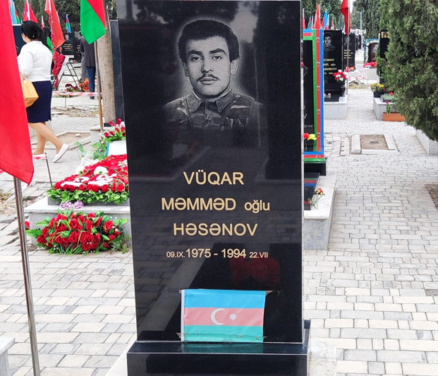 Şəhidimiz Vüqar Həsənovun mövlududur