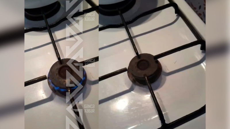 Gülüstan qəsəbəsində qazın təzyiqinin az olması sakinləri narahat edir