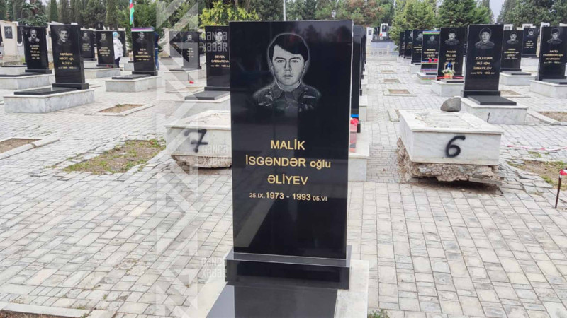 Şəhid Malik Əliyevin mövlududur