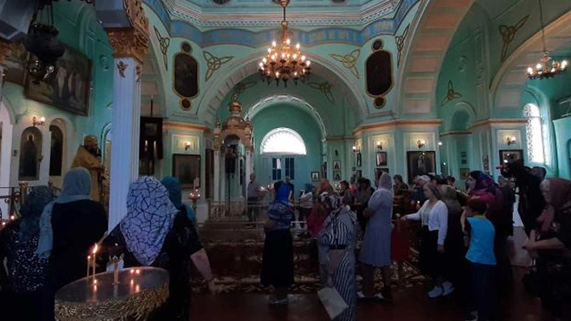 Aleksandr Nevski kilsəsinin 136 illiyi qeyd olunub