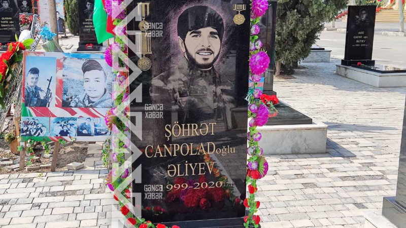 Şəhid Şöhrət Əliyevin mövlududur