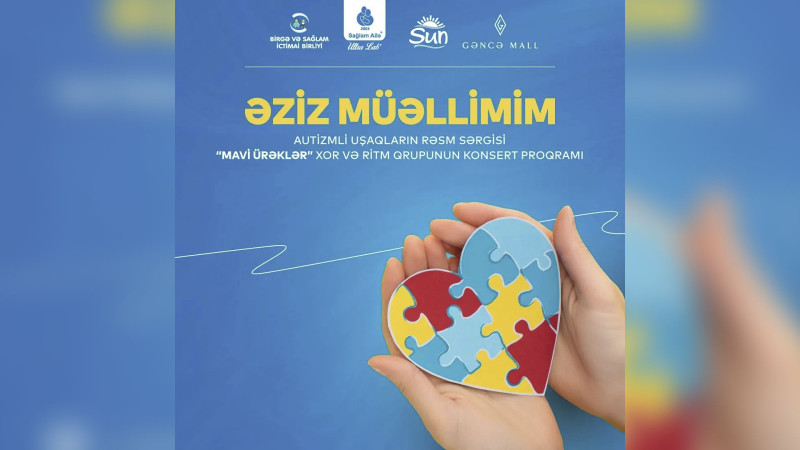 Autizmli uşaqların rəsm sərgisi baş tutacaq