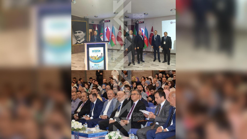 Nizami Gəncəvi Mərkəzinin direktoru Türkiyədə simpoziumda çıxış edib
