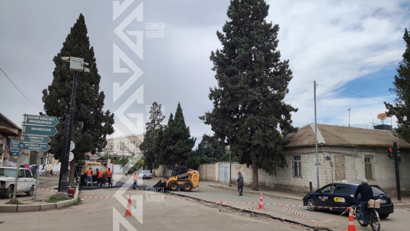 Bu küçələrdə asfaltlanma işləri aparılır