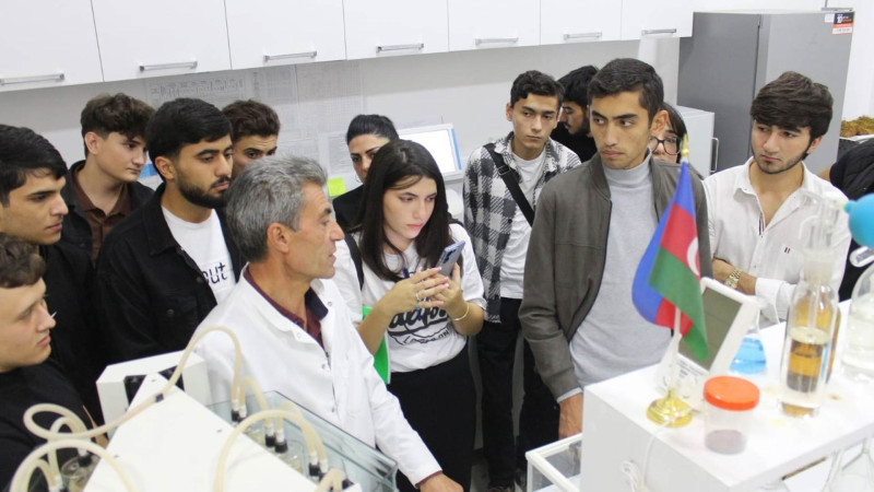 ADAU tələbələri təcrübə dərsində olublar