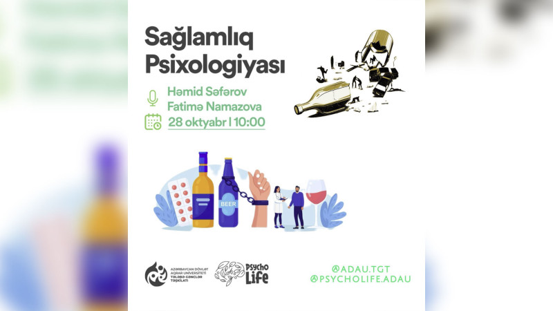 Tələbələr üçün “Sağlamlıq Psixologiyası” adlı təlim keçiriləcək