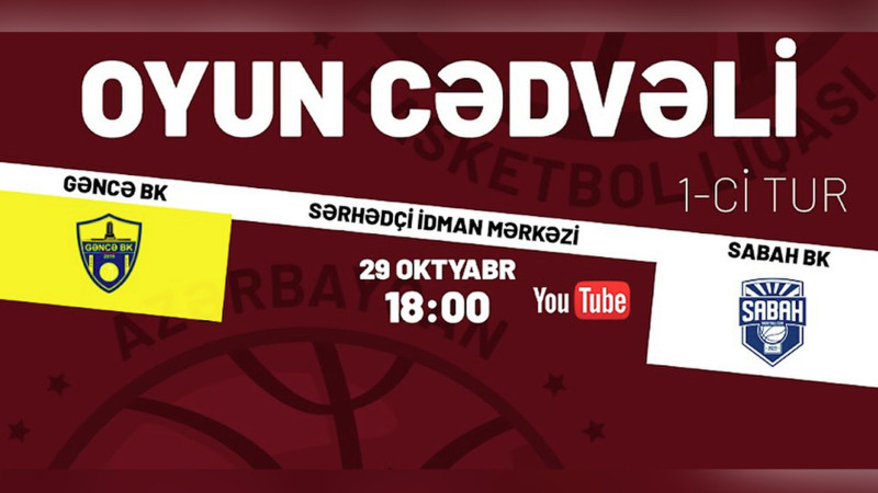 Basketbol təmsilçimiz “Sabah” ilə qarşılaşacaq