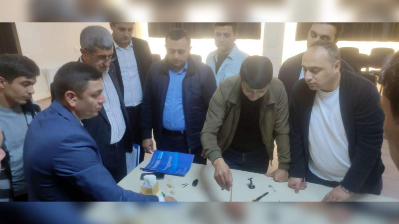 Gömrük idarəsinin əməkdaşları təlimdə iştirak ediblər