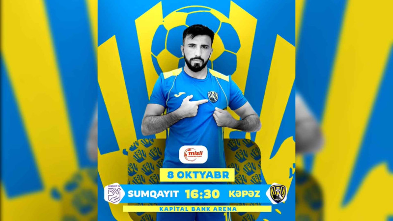 “Kəpəz” - Sumqayıt oyunu keçiriləcək
