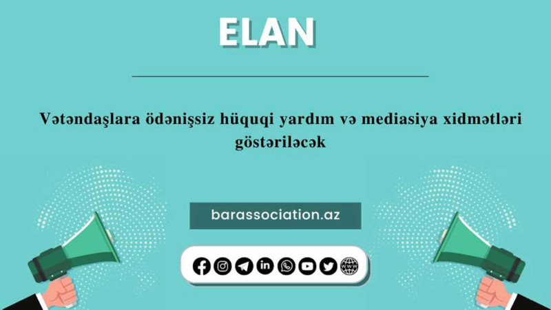 Vəkil Bürosunda aksiya baş tutacaq