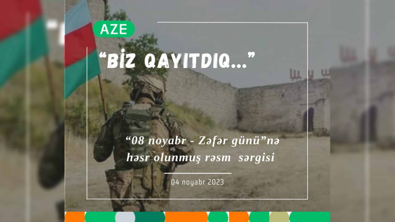 “Biz Qayıtdıq” adlı rəsm müsabiqəsi təşkil olunacaq