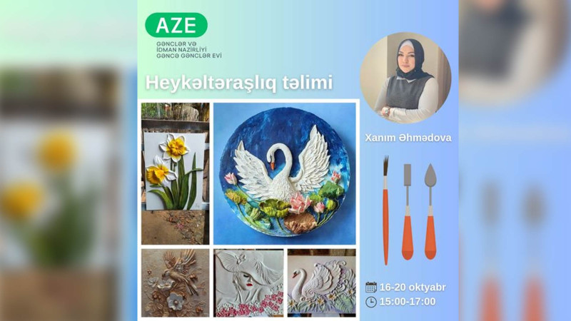 Heykəltaraşlıq adlı təlim təşkil olunacaq