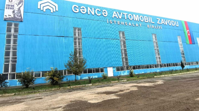 Gəncə Avtomobil Zavodunda istehsal 65 faiz artıb