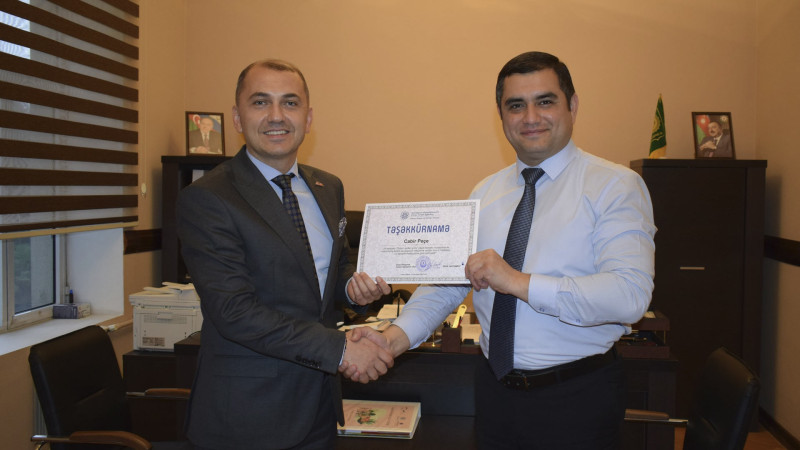 Türk Hava Yollarının təmsilçisi ilə vida görüşü baş tutub