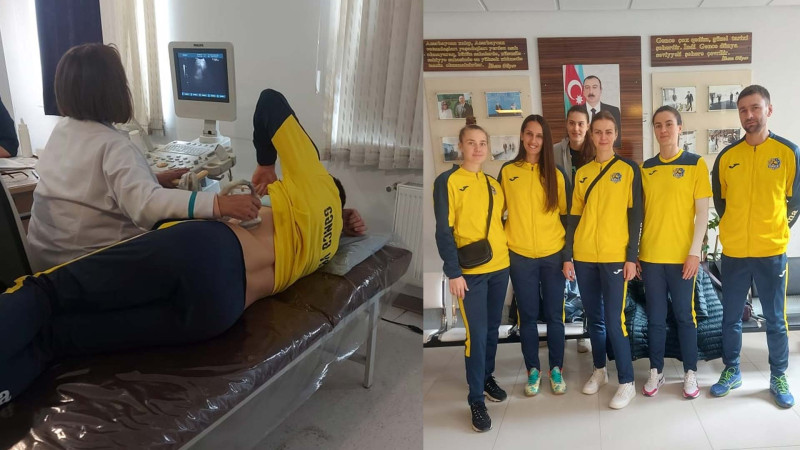 Voleybolçularımız tibbi müayinədən keçiblər