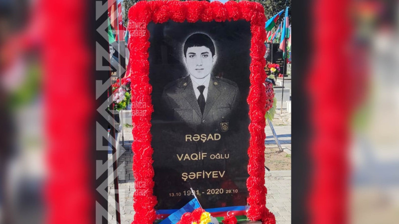 Şəhid Rəşad Şəfiyevin mövlududur