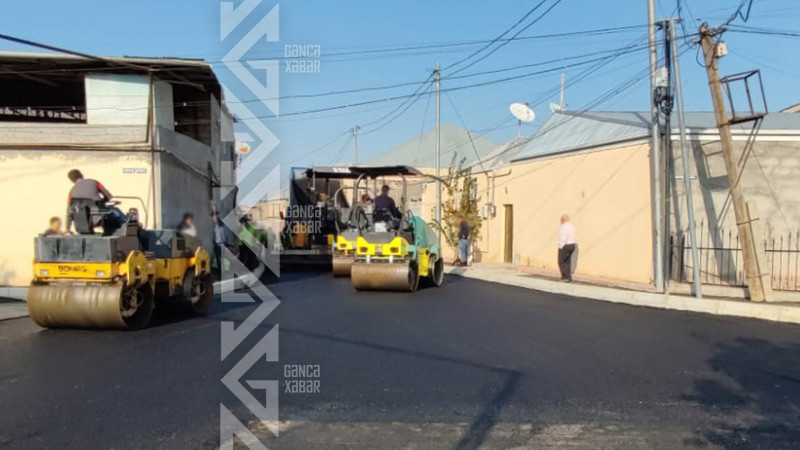 Şəhərimizin daha 3 küçəsi təmir olunur