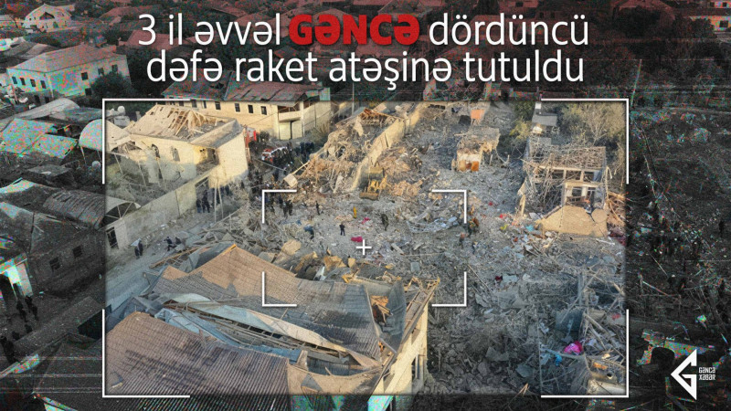 3 il əvvəl Gəncə dördüncü dəfə raket atəşinə tutuldu