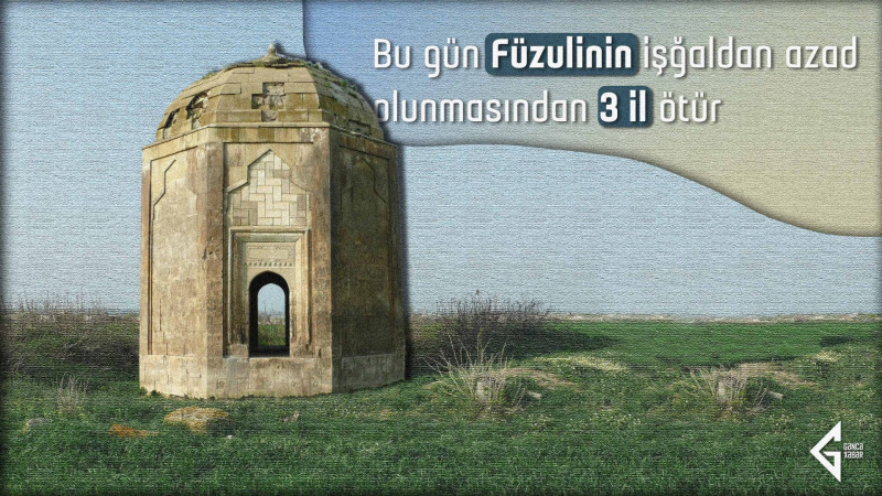 Bu gün Füzulinin işğaldan azad olunmasından 3 il ötür
