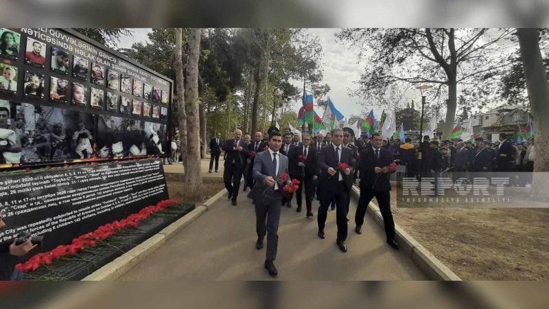 Raket atəşinin üçüncü ildönümü ilə əlaqədar yürüş keçirilib