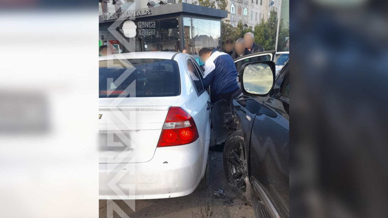 Ötmə manevri edən sürücü qəza törədib