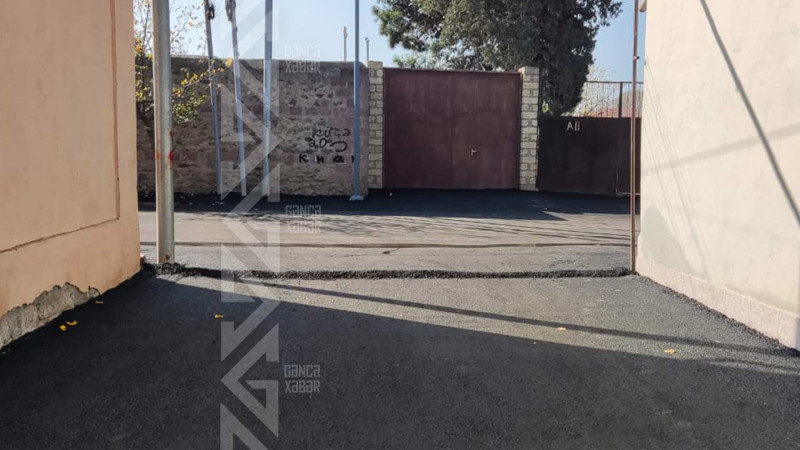 Sülh və Rüstəm Əliyev küçələrinə asfalt örütüyü salınır