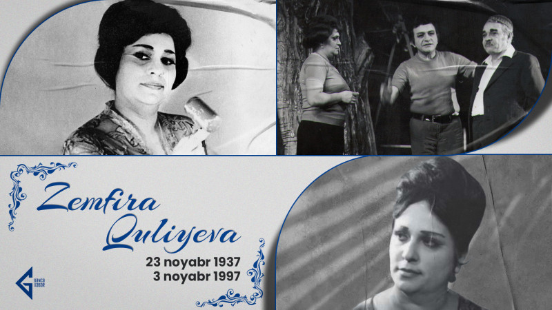 Bu gün Azərbaycan SSR Əməkdar artisti Zemfira Quliyevanın anım günüdür