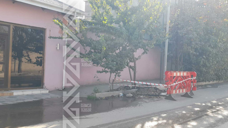 Bir müddətdir baş vermiş kommunal qəza aradan qaldırılmayıb