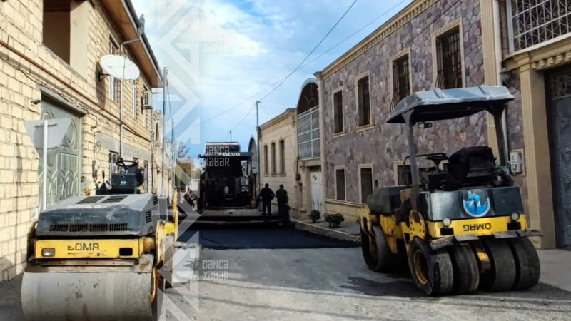 Mehdi Hüseyn küçəsində təmir işləri aparılıb