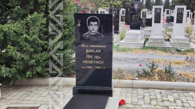Şəhid Şahlar Hüseynovun mövlududur