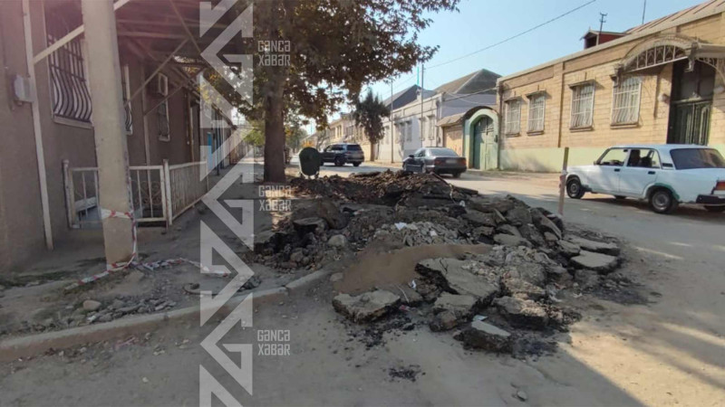 Sürücülər üçün yolda maneə yaranıb