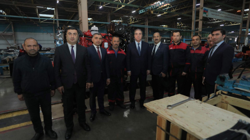 İcra başçısı Gəncə Avtomobil Zavodunu ziyarət edib
