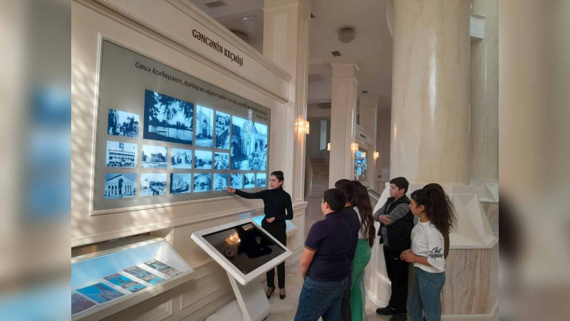 Heydər Əliyev ili çərçivəsində şagirdlər üçün ekskursiya keçirilib