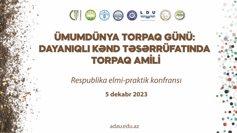Dünya Torpaq Günü ilə əlaqədar konfrans baş tutacaq