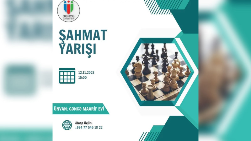 Konstitusiya Günü münasibətilə şahmat turniri baş tutacaq