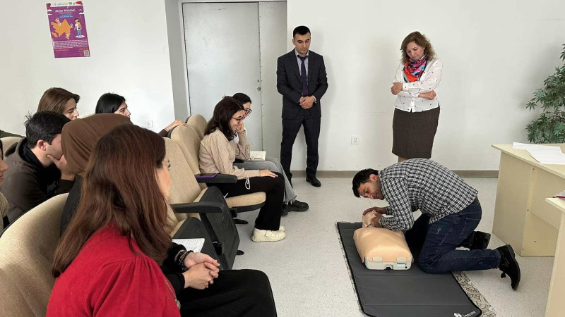 “Kəpəz” Ailə Sağlamlıq Mərkəzində təlimlər baş tutub