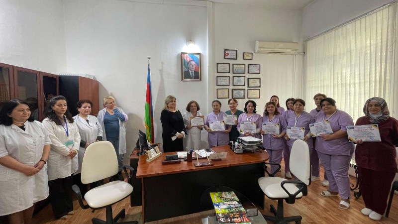 Tibb işçilərinə təşəkkürnamələr təqdim olunub